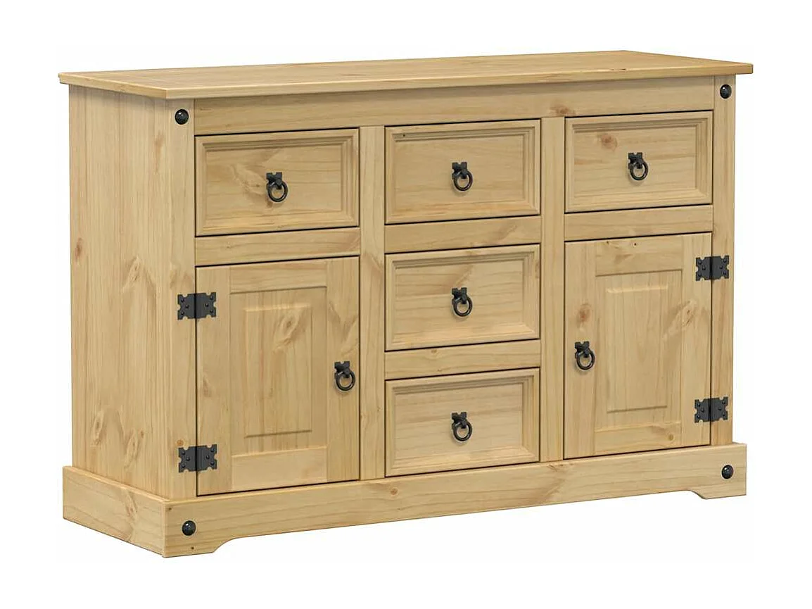 Buffet Corona 112x40x75 cm bois massif de pin