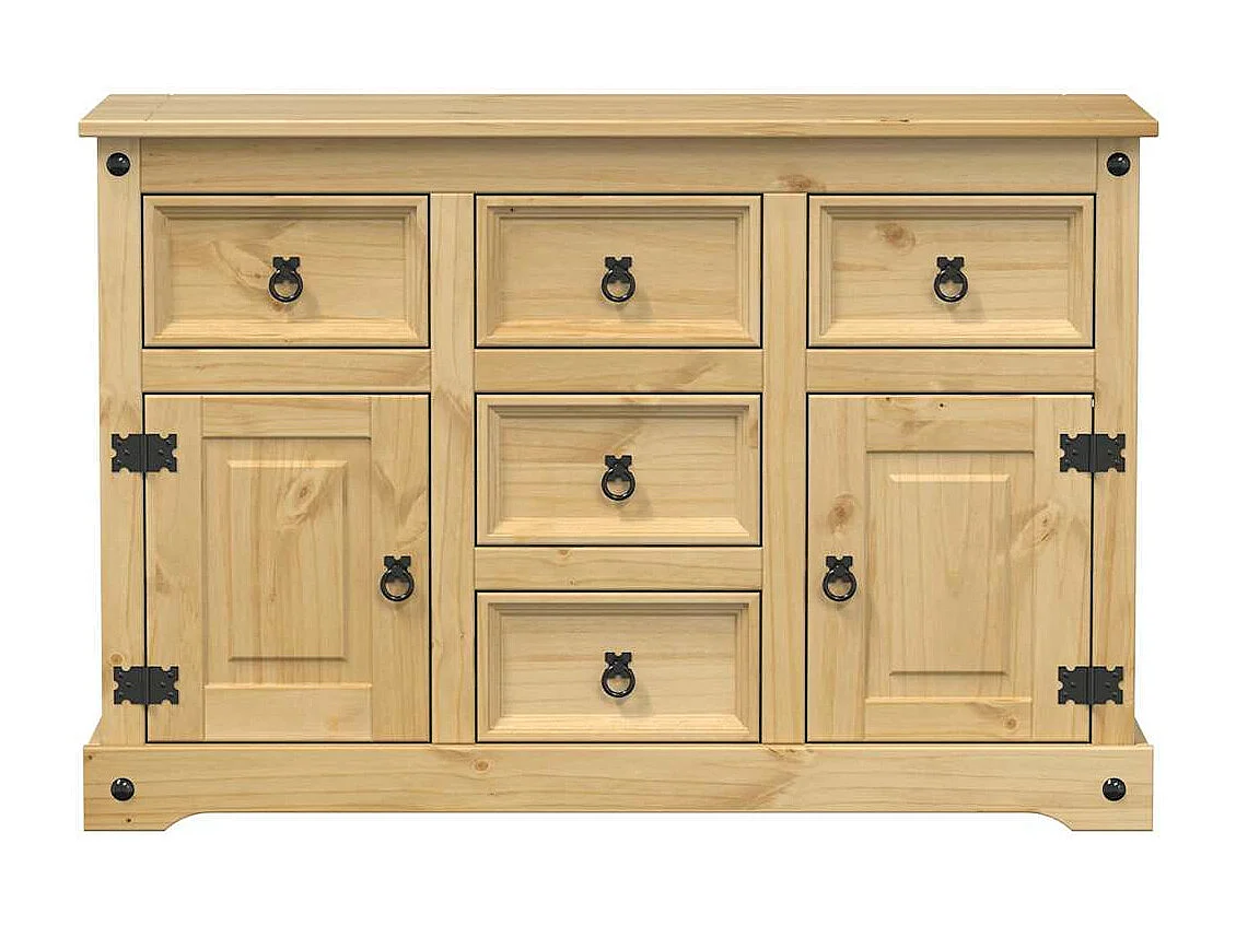 Buffet Corona 112x40x75 cm bois massif de pin