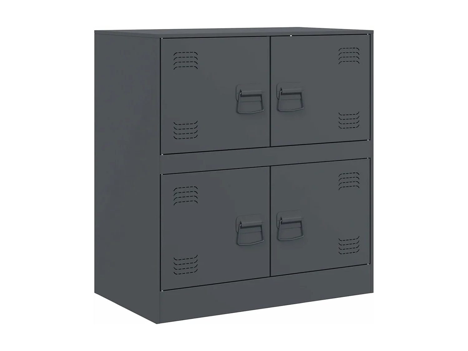 Buffet anthracite 67x39x73 cm acier