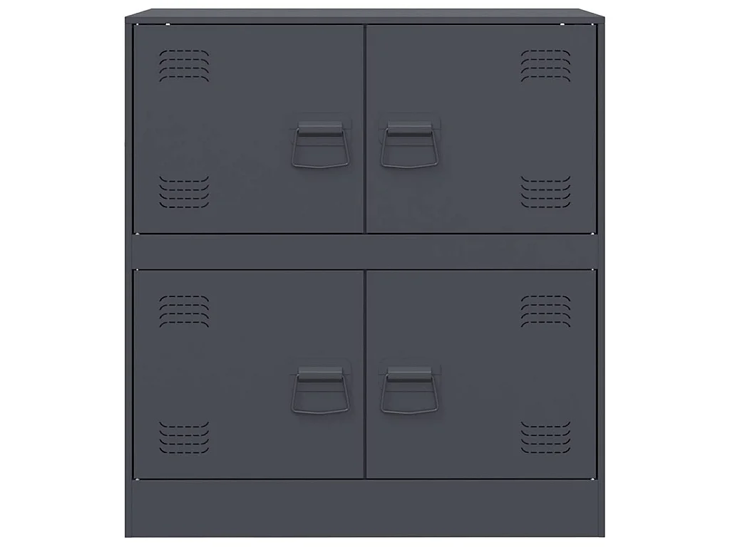 Buffet anthracite 67x39x73 cm acier