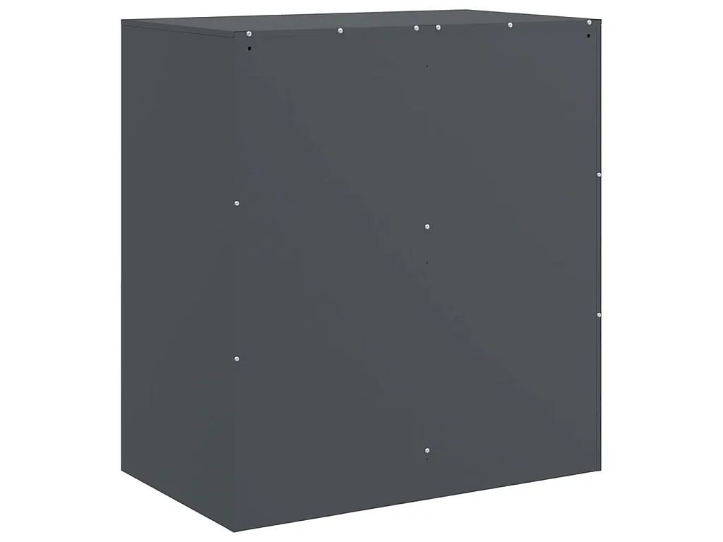 Buffet anthracite 67x39x73 cm acier