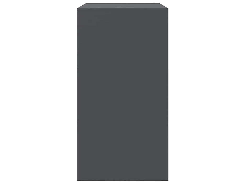 Buffet anthracite 67x39x73 cm acier