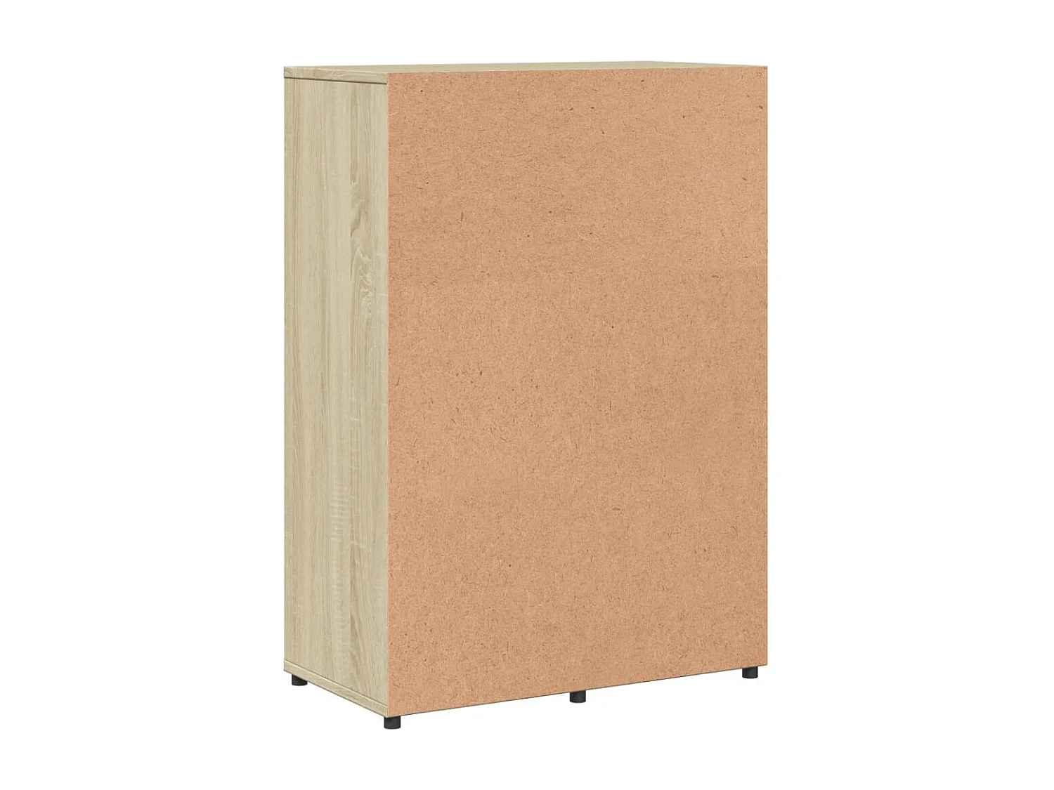 Dressoir 60x31x84 cm bewerkt hout sonoma eikenkleurig