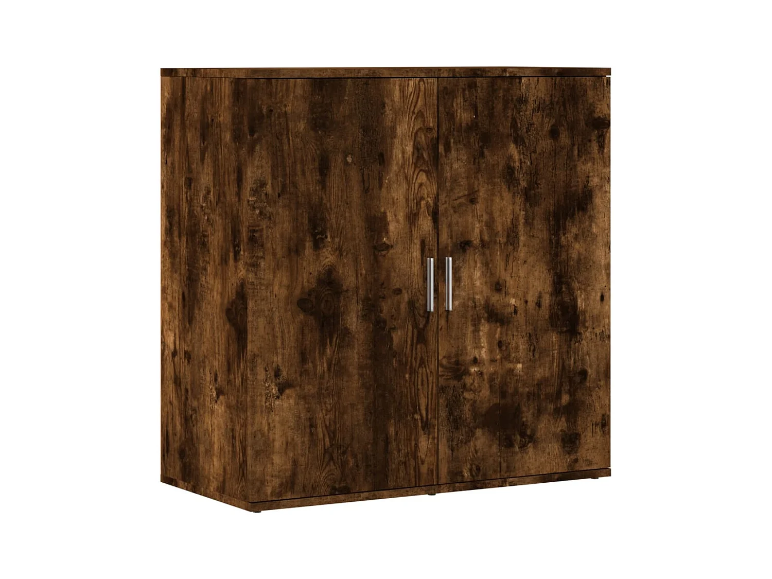 Dressoir 79x38x80 cm bewerkt hout gerookt eikenkleurig