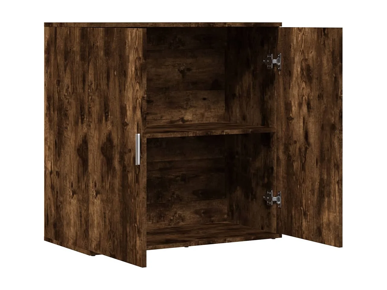 Dressoir 79x38x80 cm bewerkt hout gerookt eikenkleurig