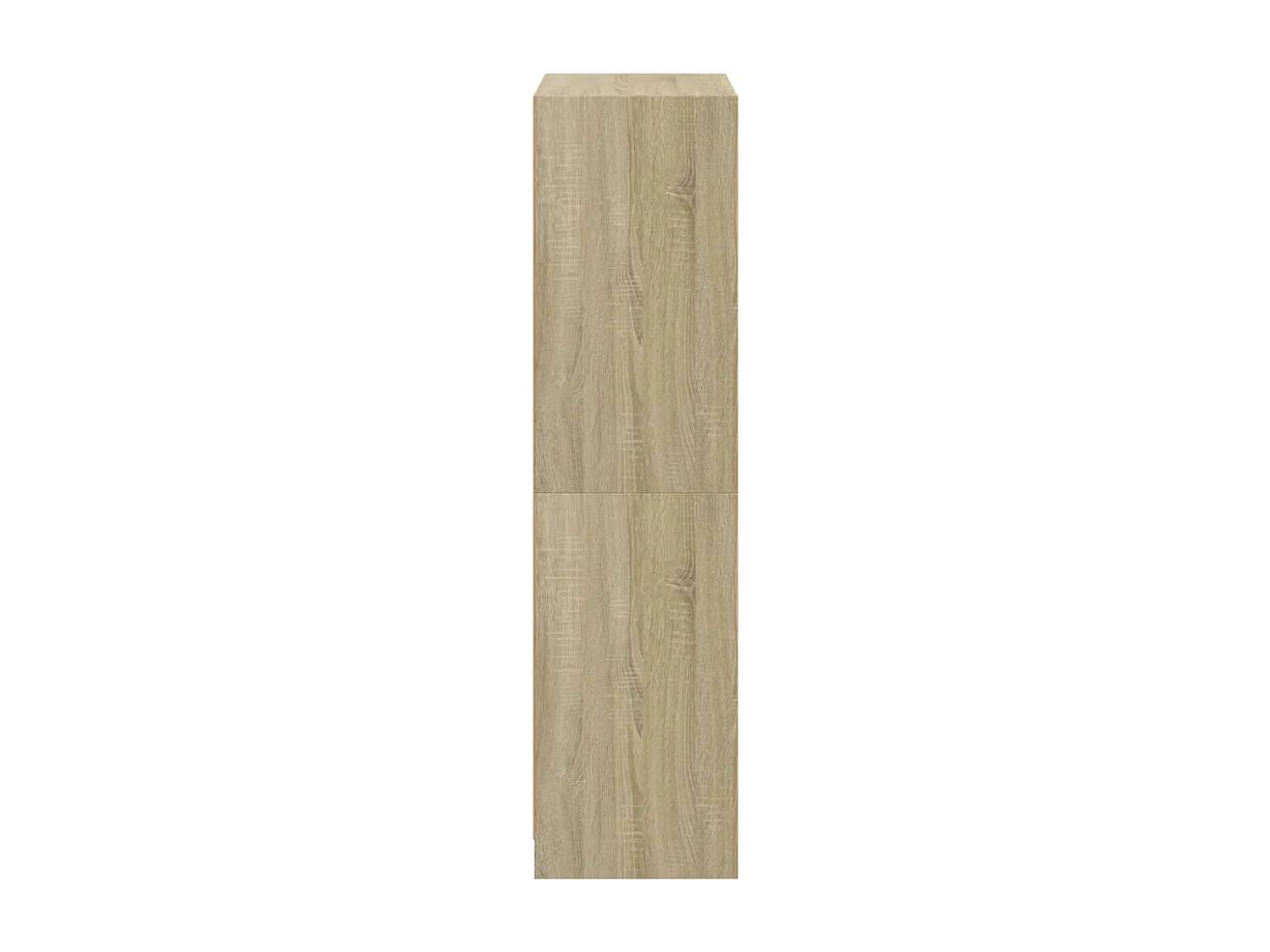 Hoge kast met deuren 68x37x142 cm bewerkt hout sonoma eiken
