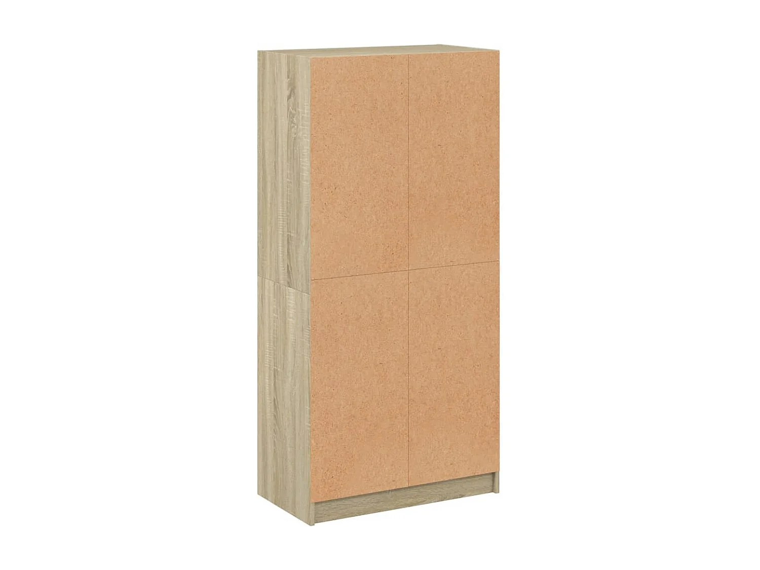 Buffet haut avec portes chêne sonoma bois d'ingénierie