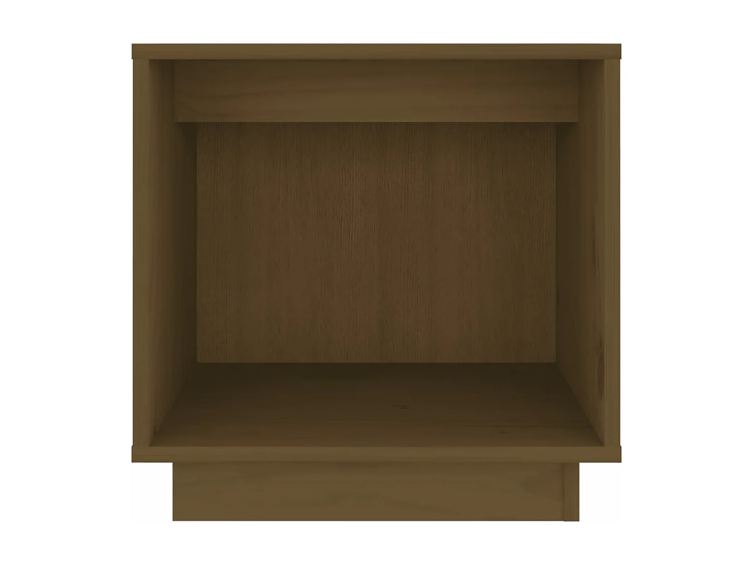 Tables de chevet 2pcs Marron miel 40x30x40cm Bois de pin solide