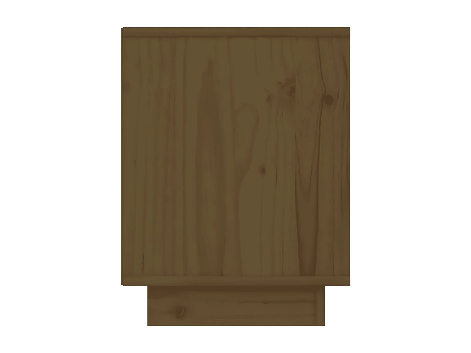 Tables de chevet 2pcs Marron miel 40x30x40cm Bois de pin solide