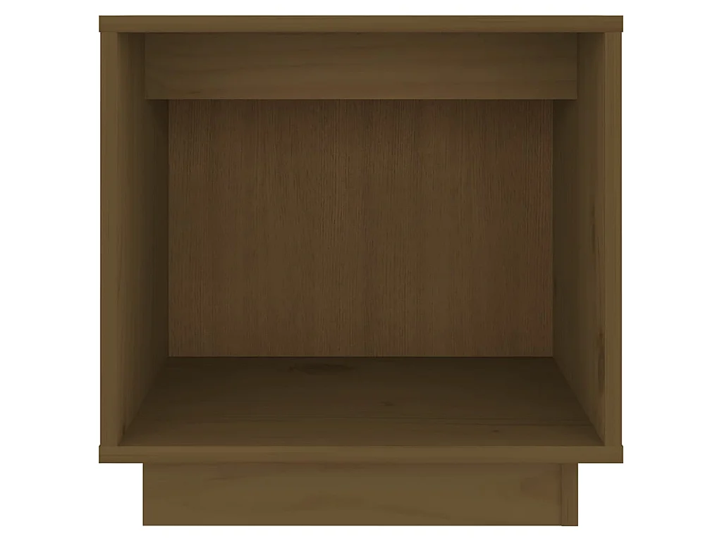 Tables de chevet 2pcs Marron miel 40x30x40cm Bois de pin solide
