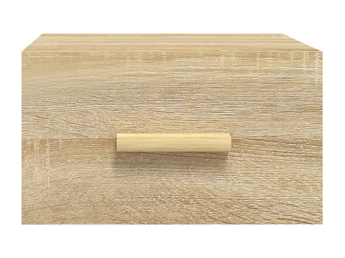 Comodino a Muro Rovere Sonoma 35x35x20 cm