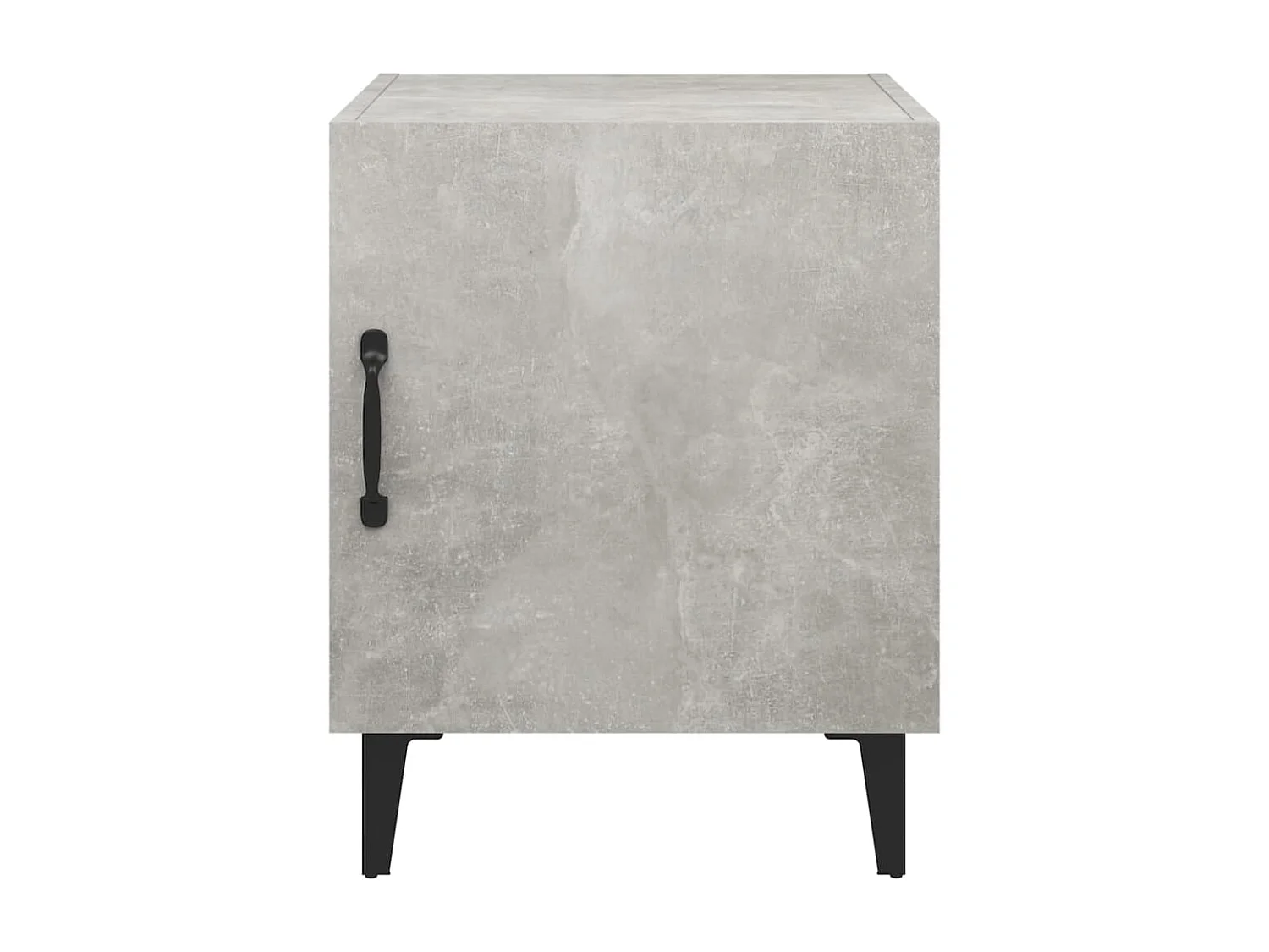 Tables de chevet 2 pcs Gris béton Bois d'ingénierie