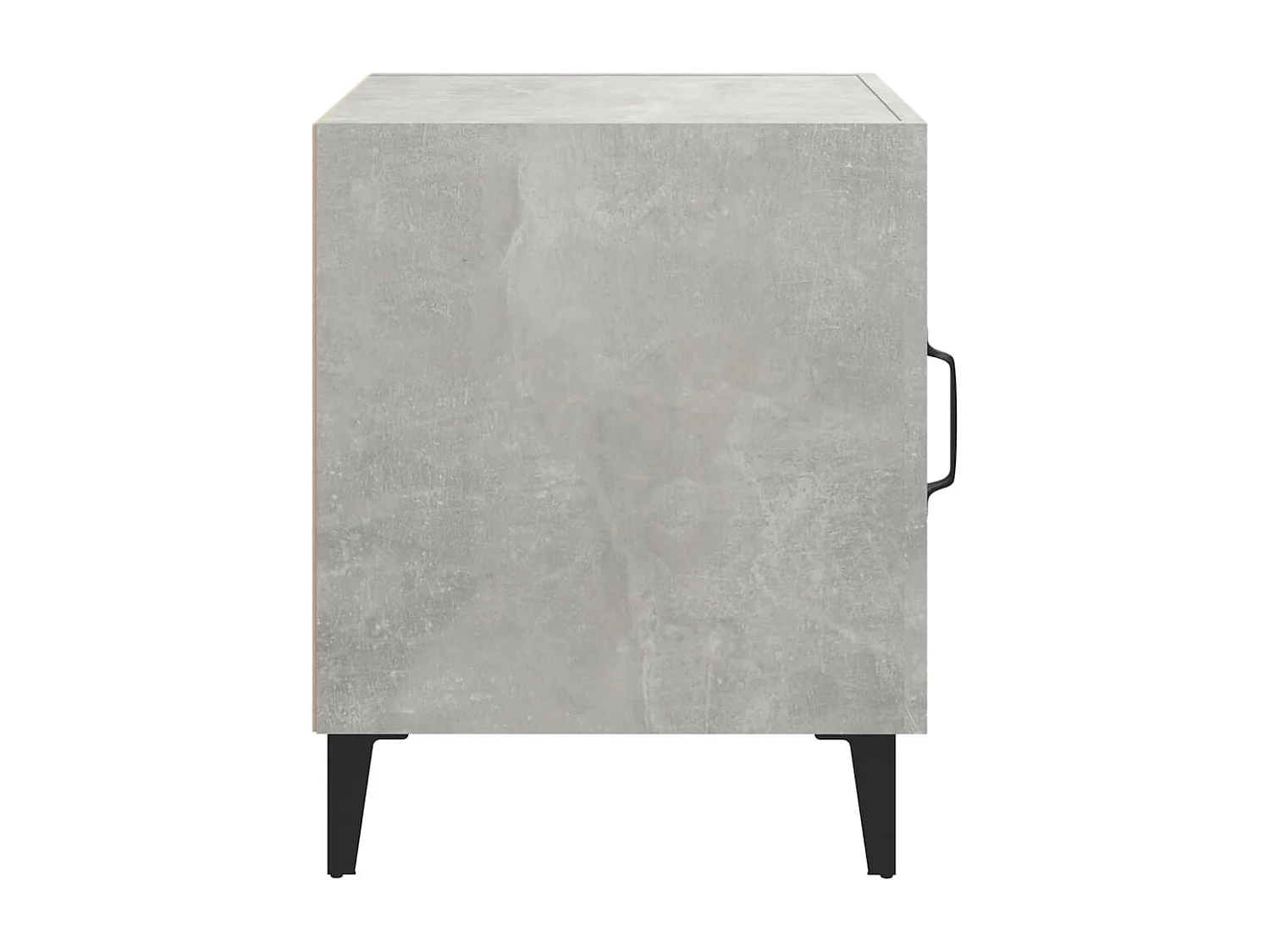 Tables de chevet 2 pcs Gris béton Bois d'ingénierie