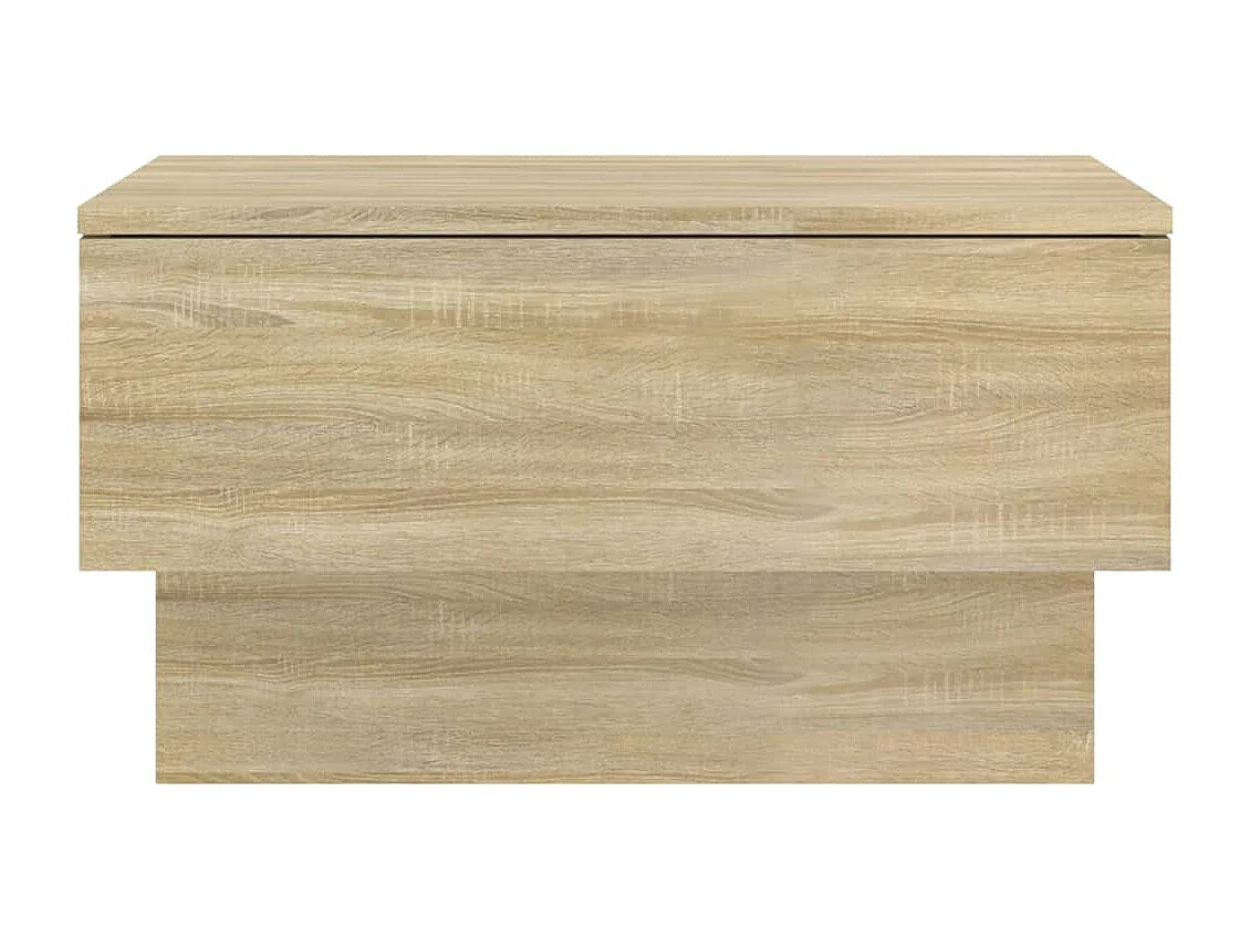 Tables de chevet murales 2 pcs Chêne sonoma