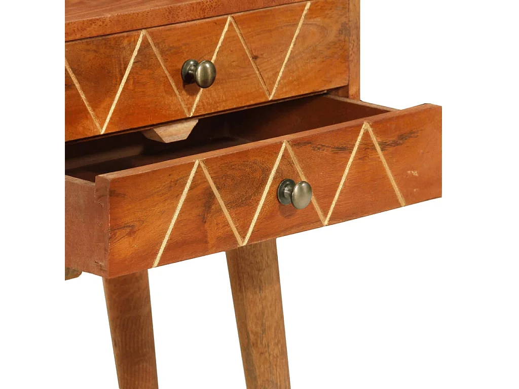 Nachttisch 43×30×58 cm Massivholz Mango