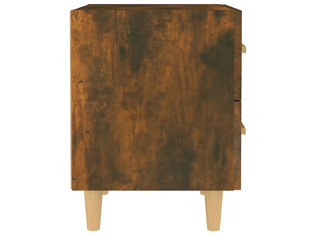 Table de chevet Chêne fumé 40x35x47,5 cm