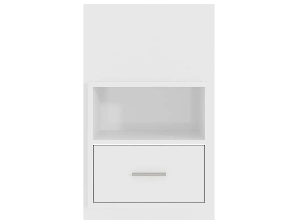 Table de chevet murale Blanc brillant