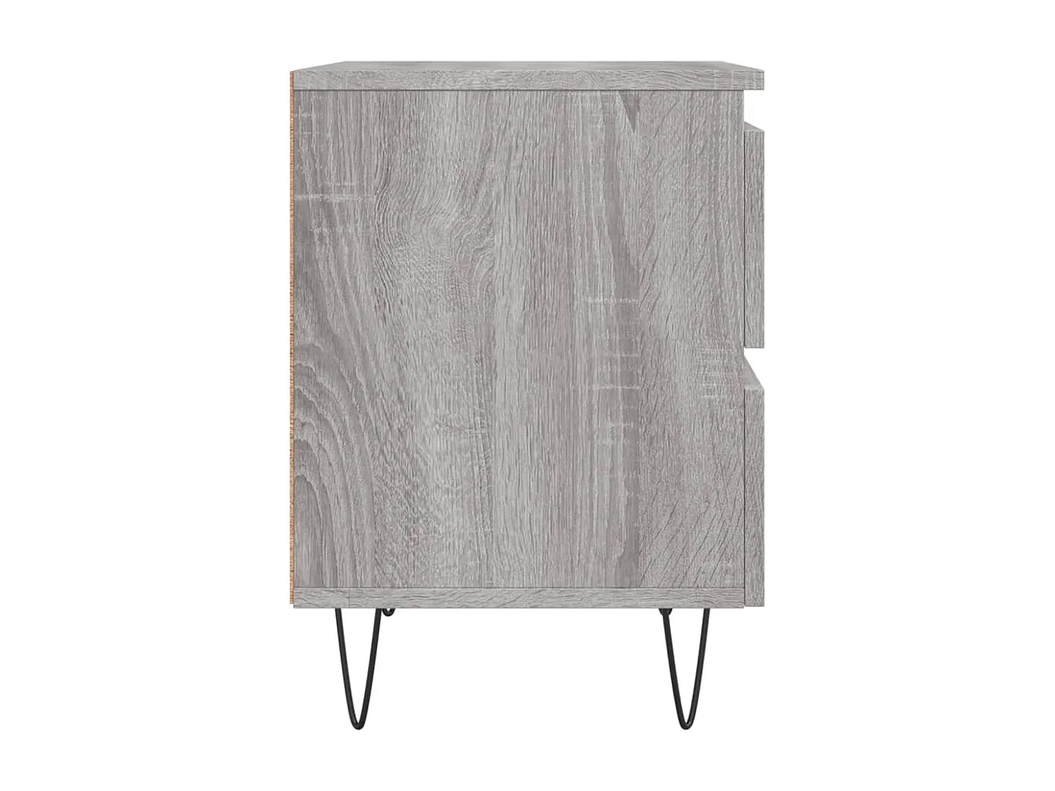 Nachttisch Grau Sonoma 40x35x50 cm Holzwerkstoff