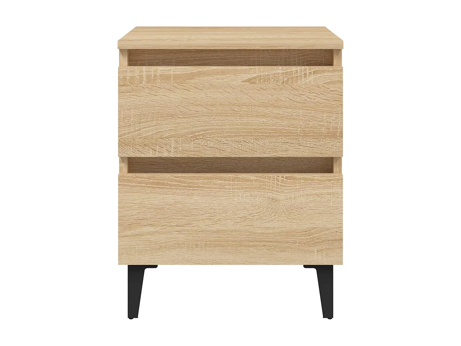 Tables de chevet 2 pcs chêne sonoma 40x35x50 cm bois ingénierie