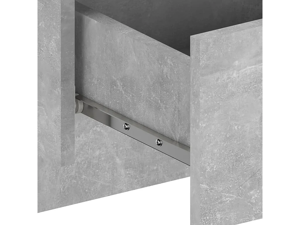 Wand-Nachttische 2 Stk. Betongrau