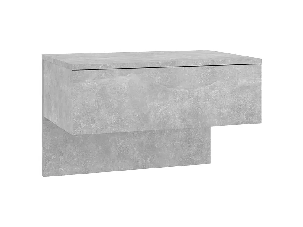 Wand-Nachttische 2 Stk. Betongrau