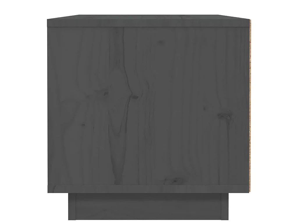 Table de chevet Gris 40x34x35 cm Bois de pin solide