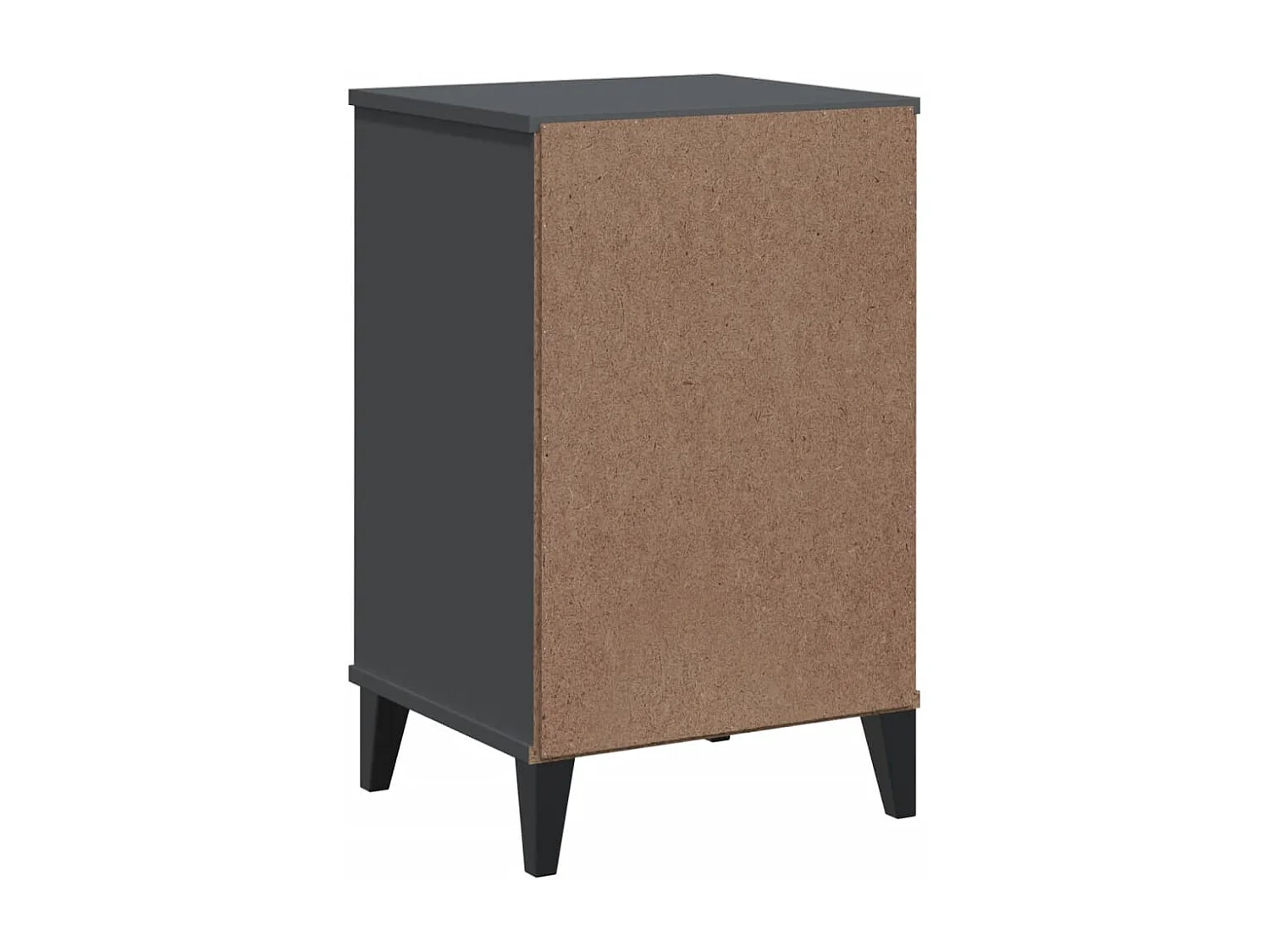 Mesa de cabeceira VIKEN derivados de madeira cinzento antracite