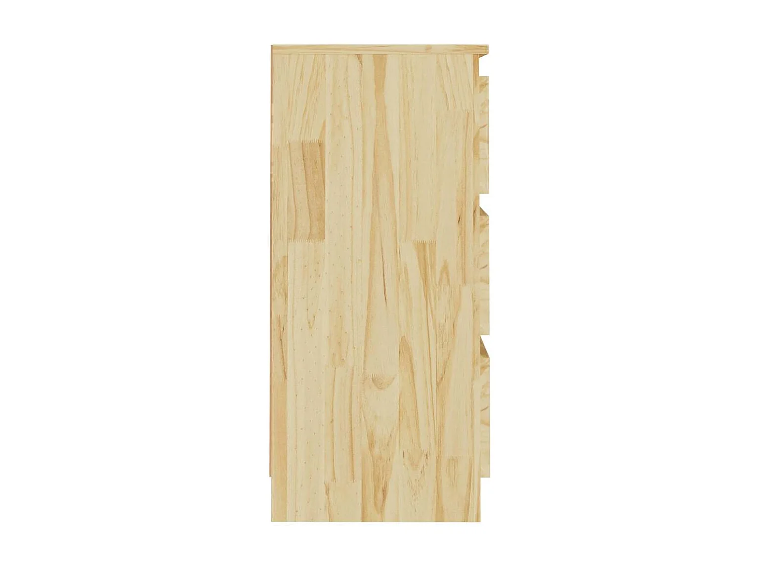 Nachtschrank 40x29,5x64 cm Massivholz Kiefer