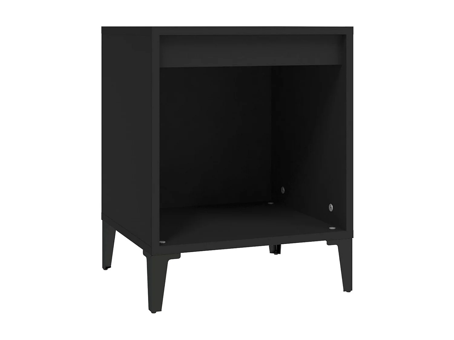 Table de chevet Noir 40x35x50 cm