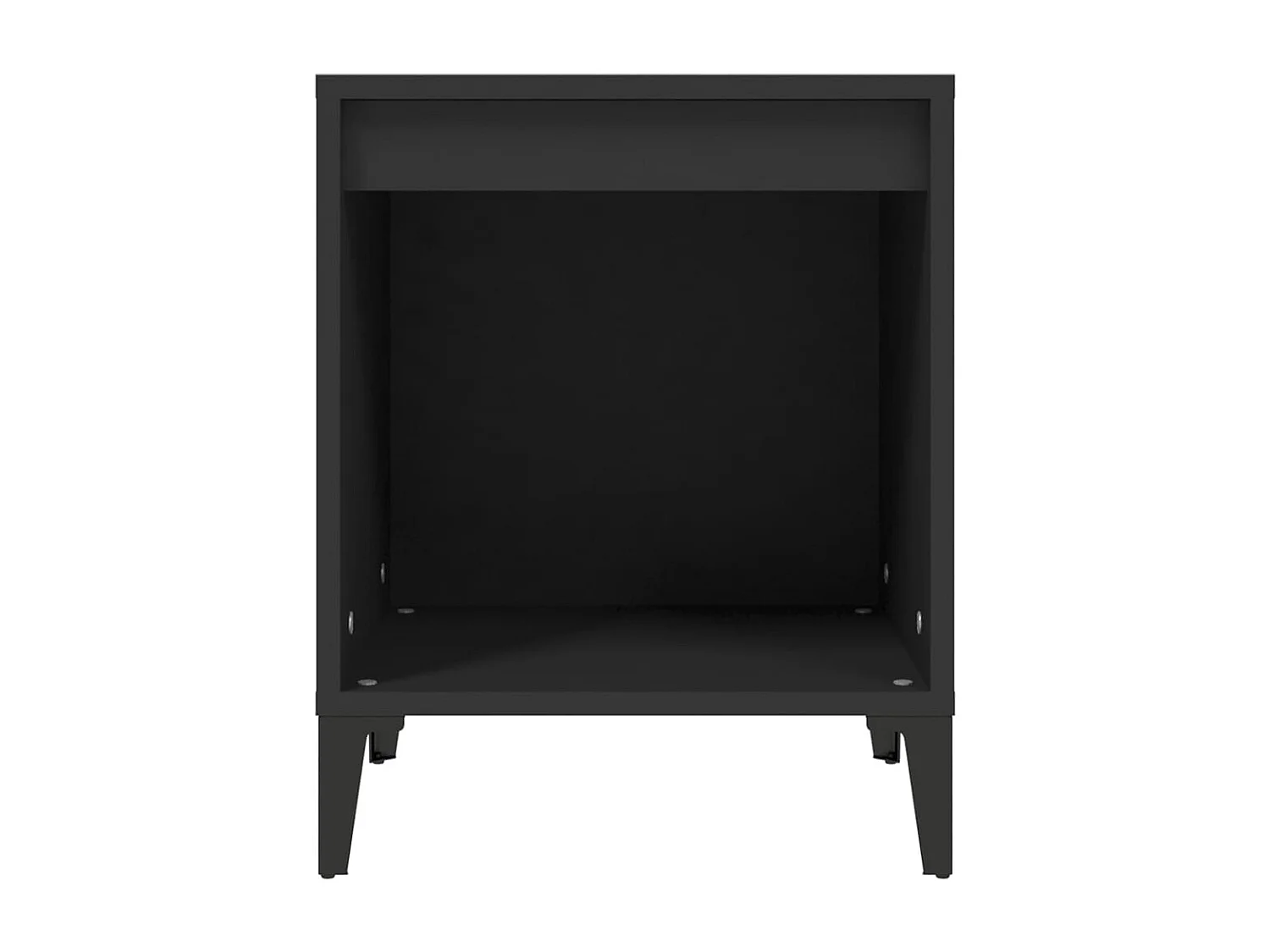 Table de chevet Noir 40x35x50 cm