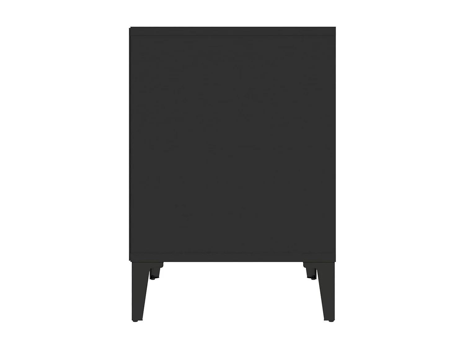 Table de chevet Noir 40x35x50 cm