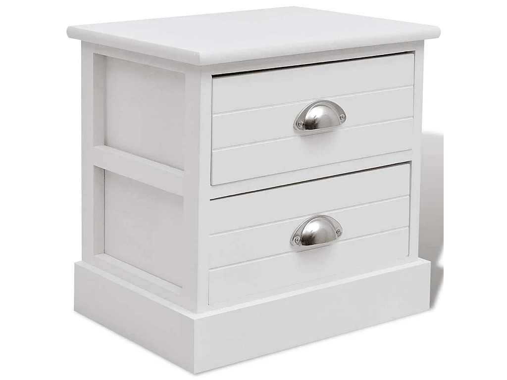 Comodino In Stile Francese Bianco