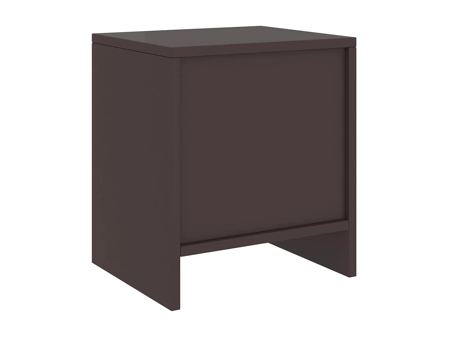 Tables de chevet 2 pcs Marron foncé 35x30x40 cm Bois de pin