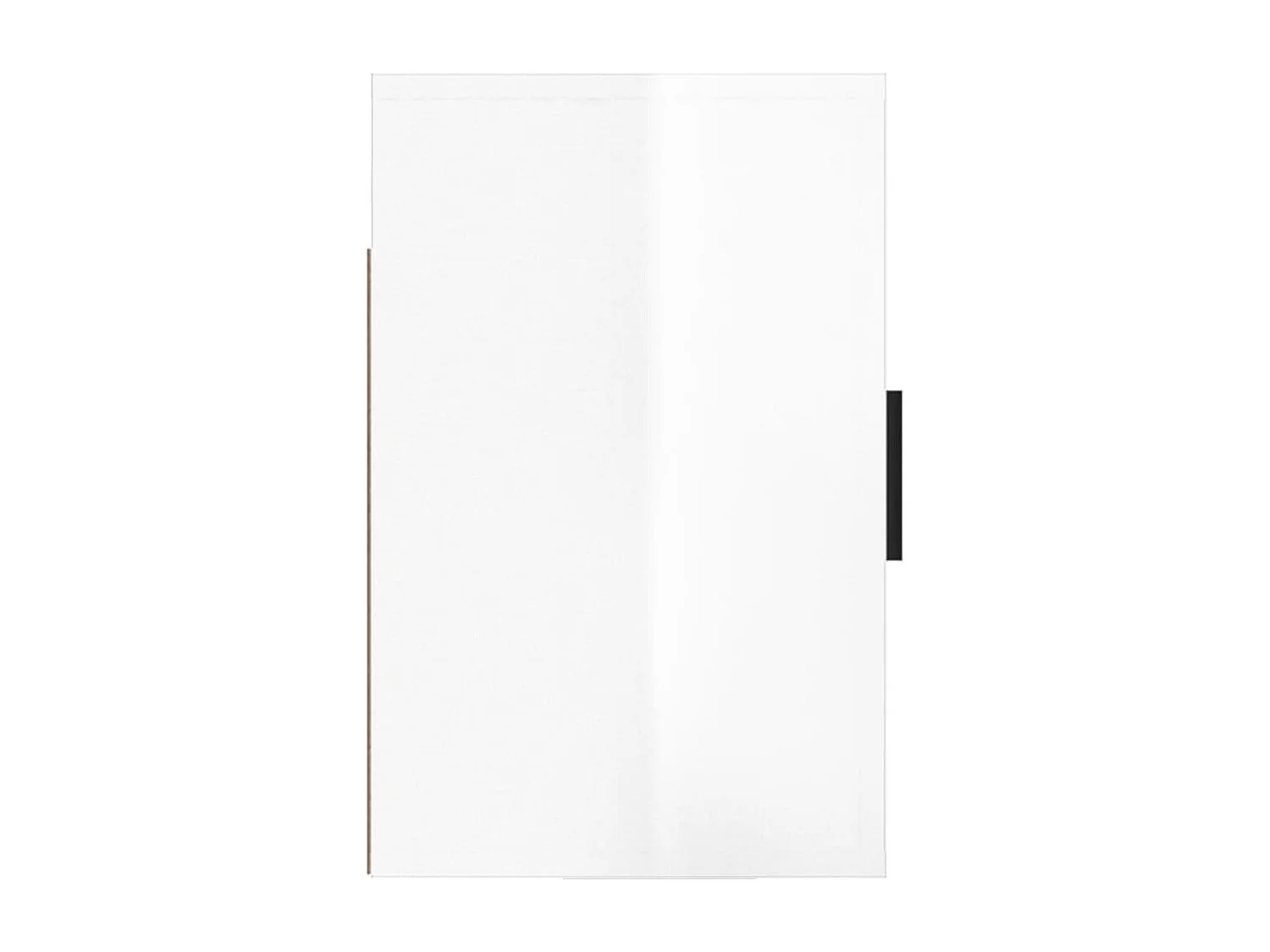 Wand-Nachttische 2 Stk. Hochglanz-Weiß 50x30x47 cm