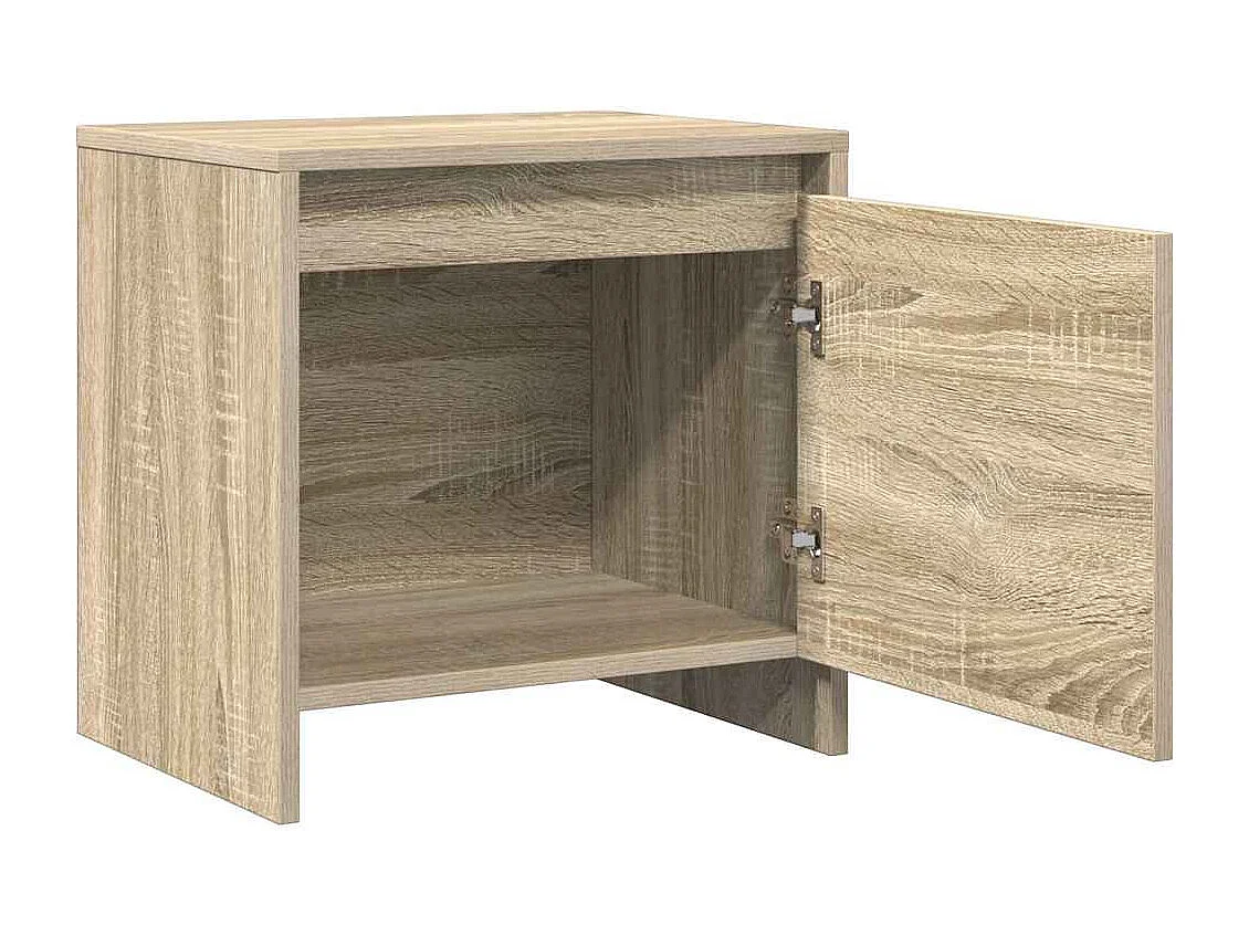 Comodini 2 pz Rovere Sonoma 45x34x44,5 cm in Truciolato