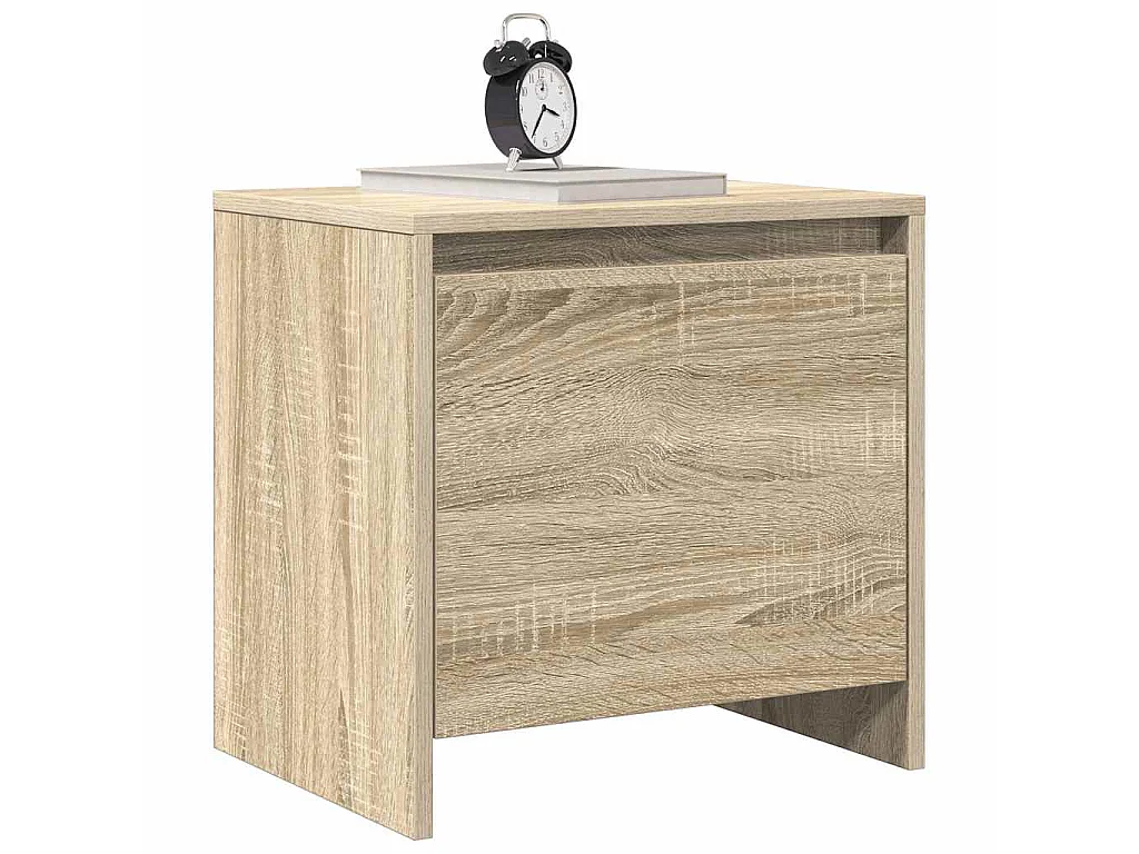 Nachttische 2 Stk. Sonoma-Eiche 45x34x44,5 cm Holzwerkstoff