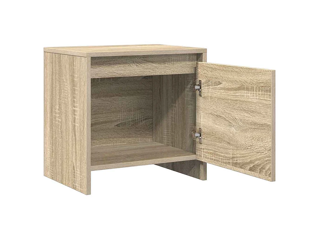 Nachttische 2 Stk. Sonoma-Eiche 45x34x44,5 cm Holzwerkstoff