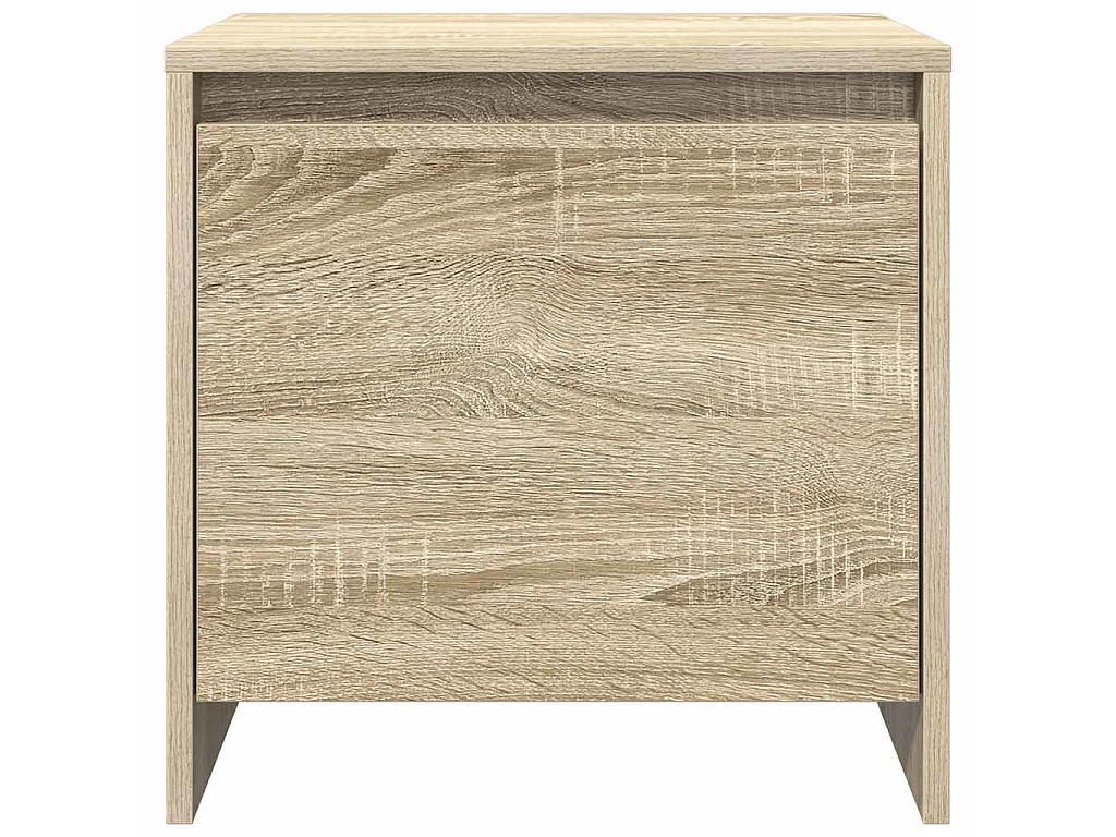 Nachttische 2 Stk. Sonoma-Eiche 45x34x44,5 cm Holzwerkstoff