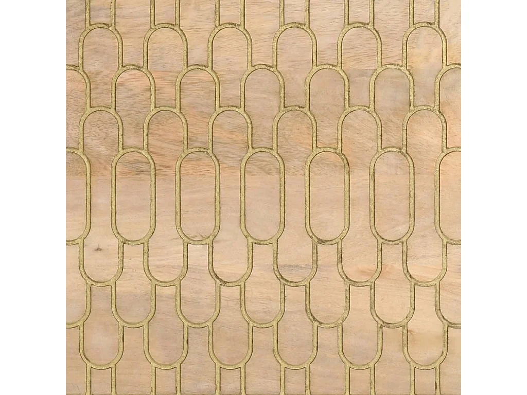 Nachtkastje 40x33x46 cm massief mangohout