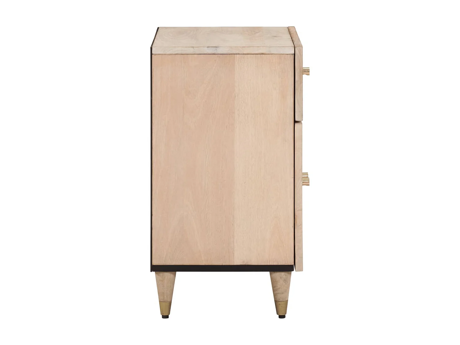 Nachttisch 50x33x60 cm Massivholz Mango