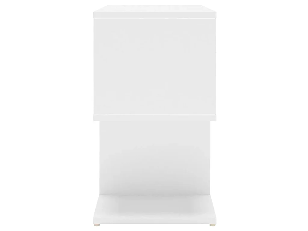 Stolik nocny 50x30x51,5 cm wykonany z materiałów drewnopochodnych