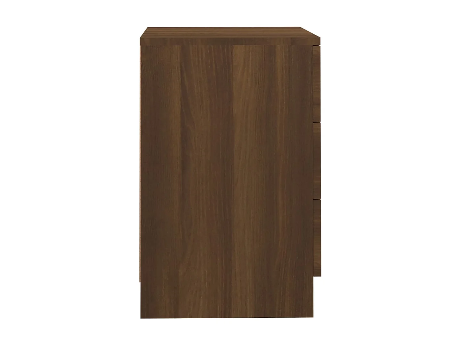 Nachttische 2 Stk. Braun Eichen-Optik 38x35x56 cm Holzwerkstoff