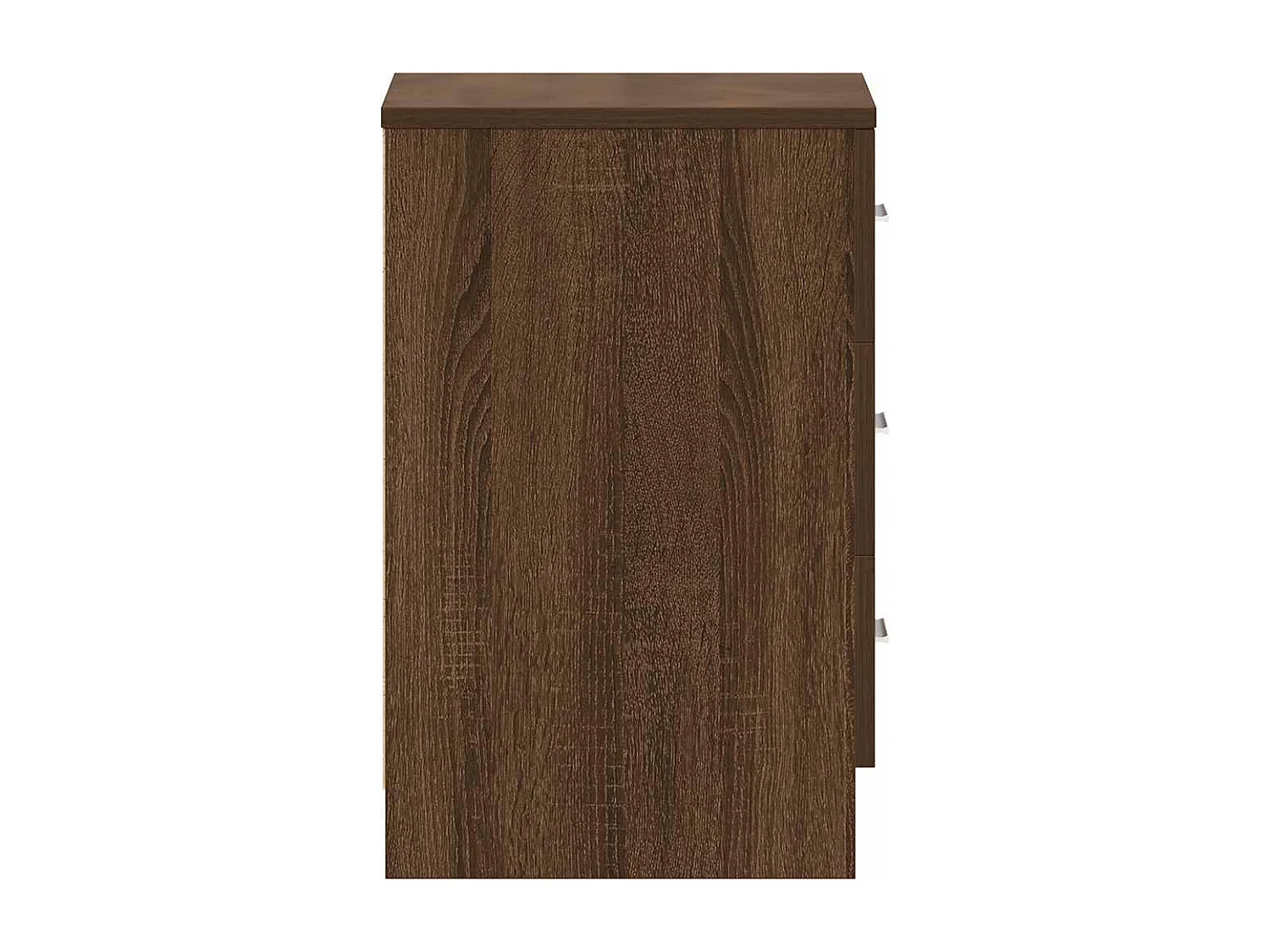 Nachttische 2 Stk. Braun Eichen-Optik 38x35x56 cm Holzwerkstoff