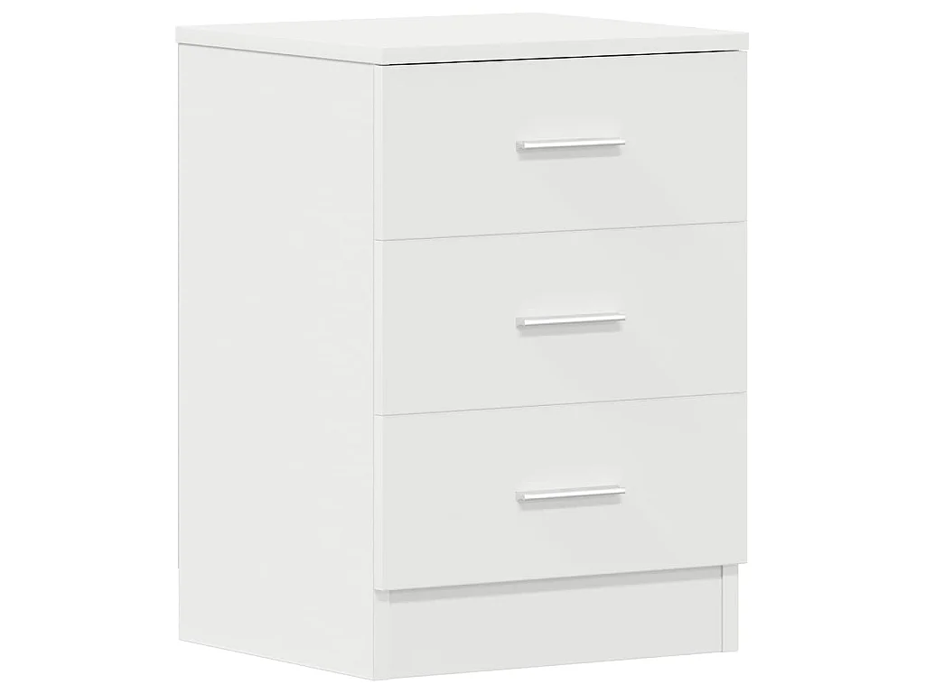 Mesa de cabeceira 38x35x56 cm derivados de madeira branco