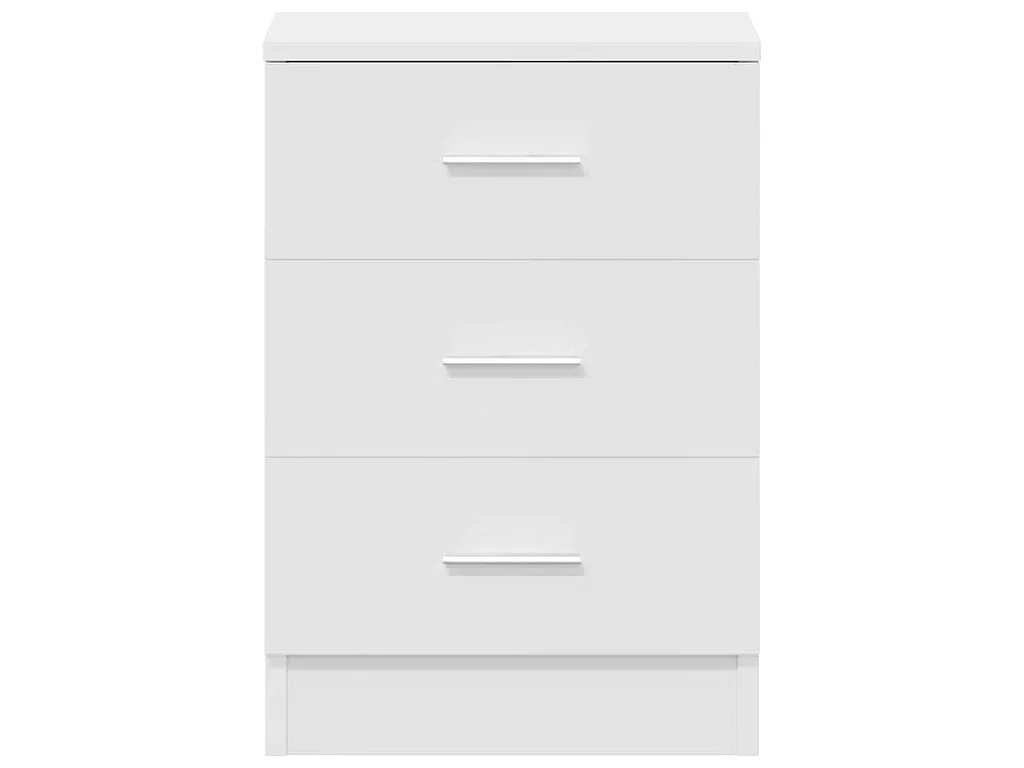 Mesa de cabeceira 38x35x56 cm derivados de madeira branco
