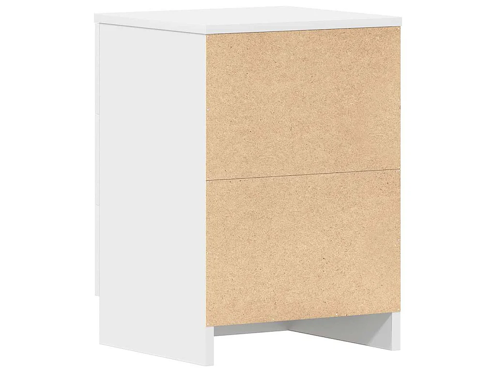Mesa de cabeceira 38x35x56 cm derivados de madeira branco