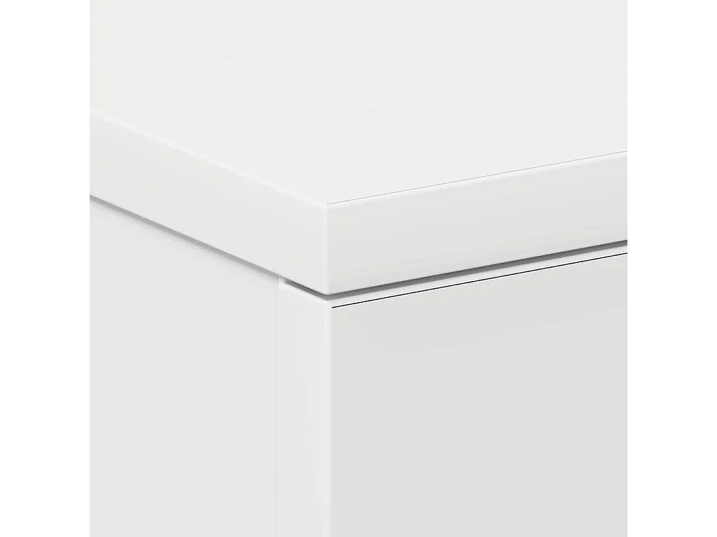 Mesa de cabeceira 38x35x56 cm derivados de madeira branco