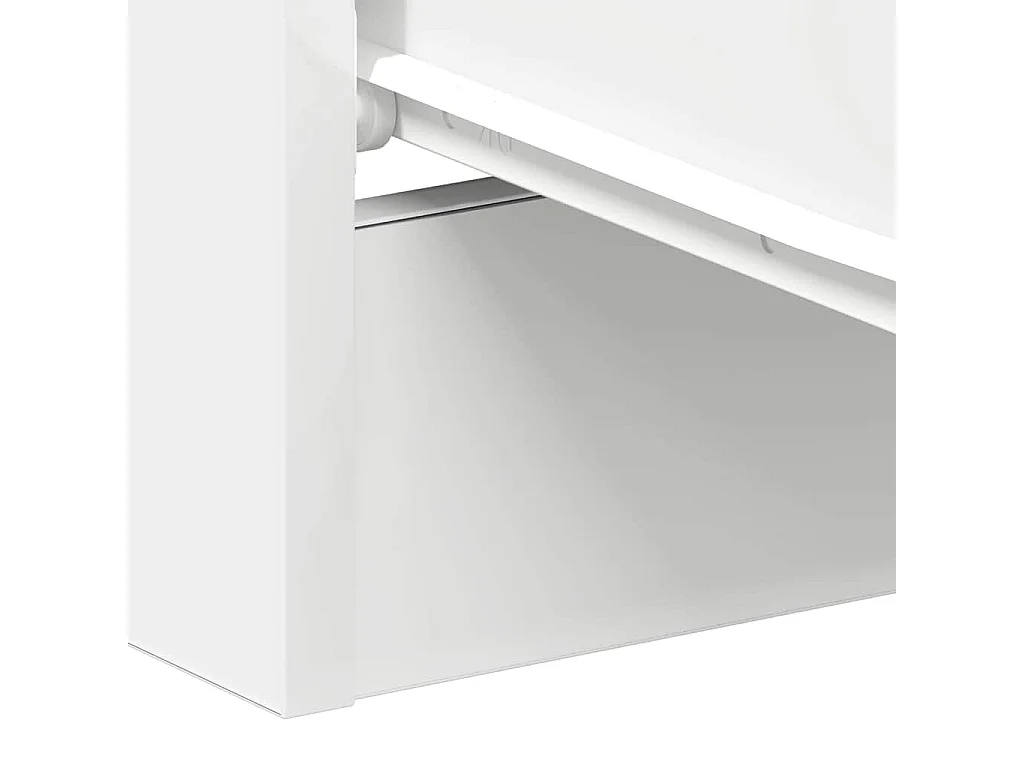 Mesa de cabeceira 38x35x56 cm derivados de madeira branco