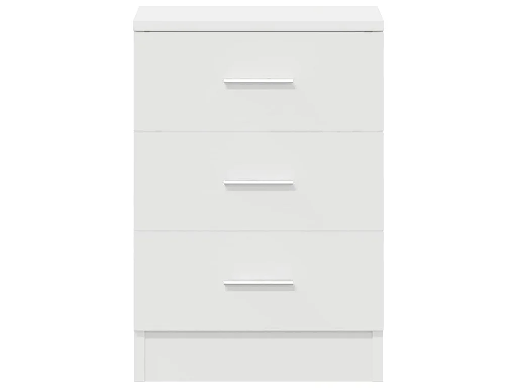 Mesa de cabeceira 38x35x56 cm derivados de madeira branco