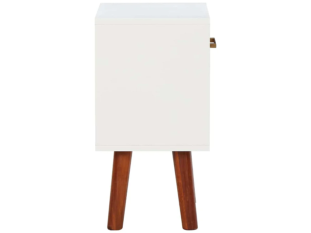 Nachttisch 2 Stk. Akazienholz Massiv 40x30x57 cm